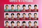 韩国队球衣号:孙兴慜7号,金玟哉4号,李刚仁19号,朴镇燮16号